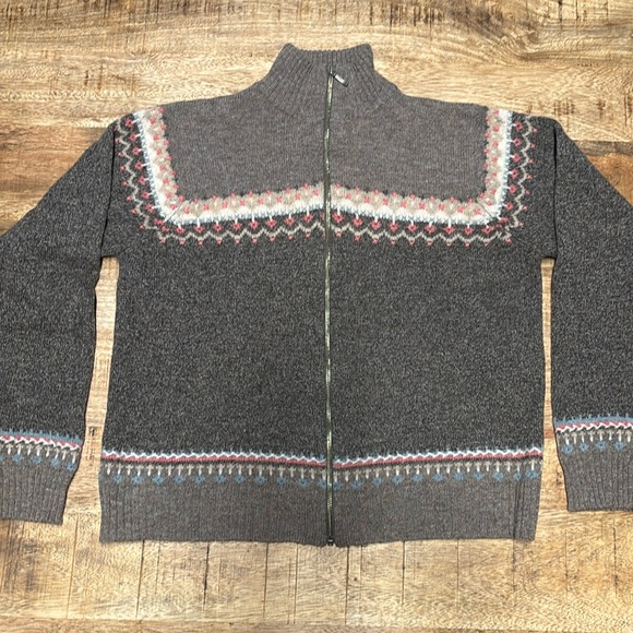Woolrich Sweaters - VTG Woolrich Sweater Womens MP Earth Tones Full Zip Knit 100% Wool 90s Cozy (7)